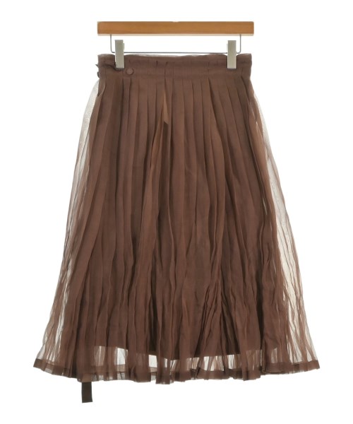 Nﾟ 21（ヌメロヴェントゥーノ）ロング・マキシ丈スカート 茶 サイズ:38(S位) レディース/2200666943156