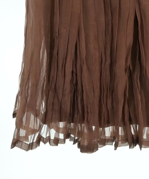 Nﾟ 21（ヌメロヴェントゥーノ）ロング・マキシ丈スカート 茶 サイズ:38(S位) レディース/2200666943156