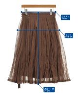Nﾟ 21（ヌメロヴェントゥーノ）ロング・マキシ丈スカート 茶 サイズ:38(S位) レディース/2200666943156