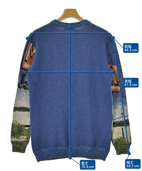 Nﾟ 21（ヌメロヴェントゥーノ）ニット・セーター 青 サイズ:44(S位) メンズ/2200665901027