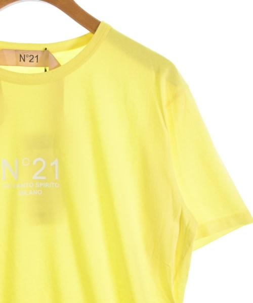 Nﾟ 21（ヌメロヴェントゥーノ）Tシャツ・カットソー 黄 サイズ:38(S位) レディース/2200721360072