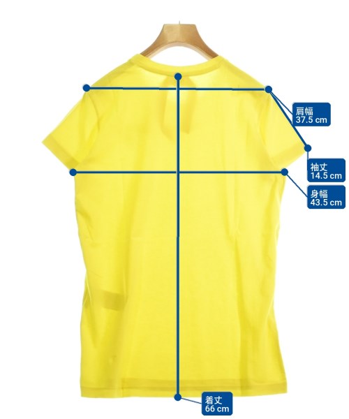 Nﾟ 21（ヌメロヴェントゥーノ）Tシャツ・カットソー 黄 サイズ:40(M位) レディース/2200721360102
