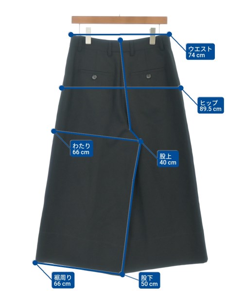 JW Anderson（ジェイダブリューアンダーソン）スラックス 黒 サイズ:10(M位) レディース/2200633144173