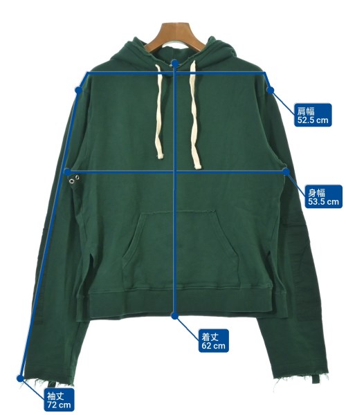 JW Anderson（ジェイダブリューアンダーソン）スウェット 緑 サイズ:S メンズ/2200637602273