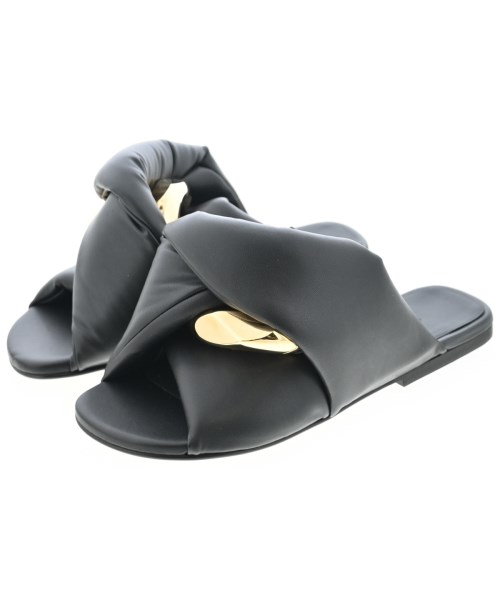 JW Anderson(ジェイダブリューアンダーソン)サンダル 黒 サイズ:EU35 1/2(22cm位)/2200644759243