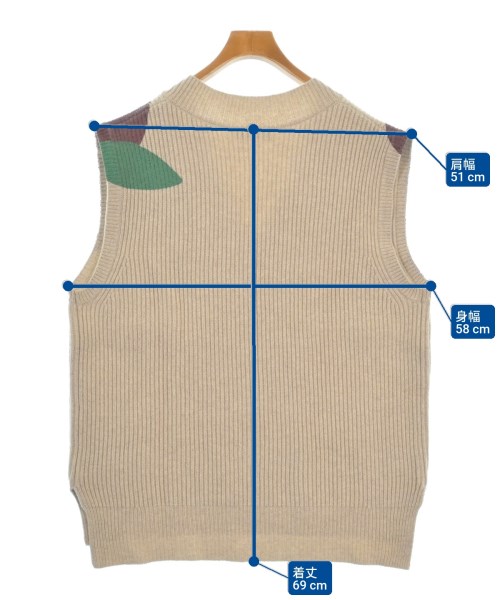 JW Anderson（ジェイダブリューアンダーソン）ベスト ベージュ サイズ:M メンズ/2200623717110