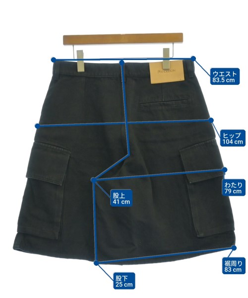 JW Anderson（ジェイダブリューアンダーソン）ショートパンツ 黒 サイズ:48(L位) メンズ/2200626729066