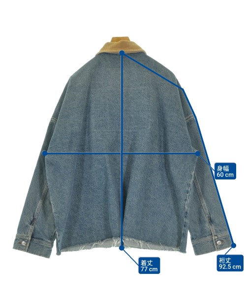 JW Anderson（ジェイダブリューアンダーソン）カバーオール 青 サイズ:XL メンズ/2200626864033