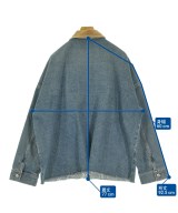 JW Anderson（ジェイダブリューアンダーソン）カバーオール 青 サイズ:XL メンズ/2200626864033