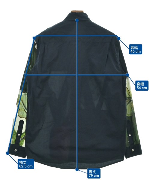 JW Anderson（ジェイダブリューアンダーソン）カジュアルシャツ 紺 サイズ:46(M位) メンズ/2200628853158