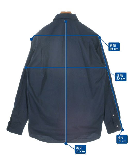 JW Anderson（ジェイダブリューアンダーソン）カジュアルシャツ 紺 サイズ:36(XS位) メンズ/2200628853165