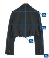 JW Anderson（ジェイダブリューアンダーソン）ジャケット 黒 サイズ:32(XXS位) レディース/2200610364013
