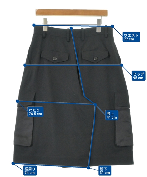 JW Anderson（ジェイダブリューアンダーソン）ショートパンツ 黒 サイズ:38(S位) レディース/2200612612198