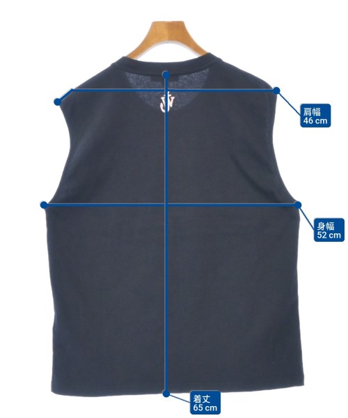 JW Anderson（ジェイダブリューアンダーソン）タンクトップ 紺 サイズ:XL メンズ/2200617507048