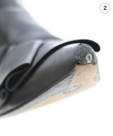 JW Anderson（ジェイダブリューアンダーソン）ブーツ 黒 サイズ:EU38(24.5cm位) レディース/2200676838039