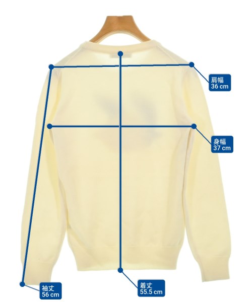 JW Anderson（ジェイダブリューアンダーソン）ニット・セーター 白 サイズ:XS レディース/2200675236041