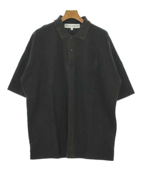 JW Anderson(ジェイダブリューアンダーソン)ポロシャツ 黒 サイズ:L/2200699612050