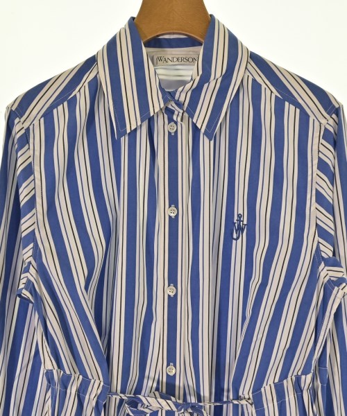 JW Anderson（ジェイダブリューアンダーソン）シャツワンピース 青 サイズ:34(XXS位) レディース/2200700658466