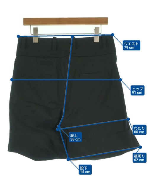 JW Anderson（ジェイダブリューアンダーソン）ショートパンツ 黒 サイズ:46(M位) メンズ/2200646267081