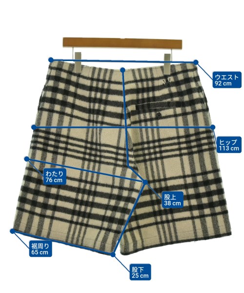 JW Anderson（ジェイダブリューアンダーソン）ショートパンツ 白 サイズ:L メンズ/2200649900176