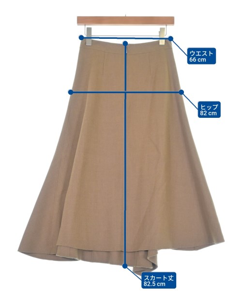 JW Anderson（ジェイダブリューアンダーソン）ロング・マキシ丈スカート ベージュ サイズ:0(XS位) レディース/2200653329079