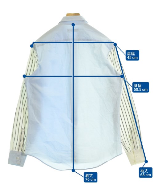 JW Anderson（ジェイダブリューアンダーソン）カジュアルシャツ 青 サイズ:50(XL位) メンズ/2200657651084