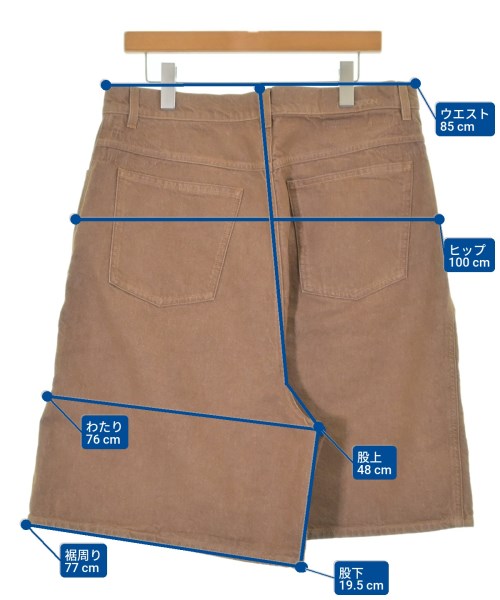 JW Anderson（ジェイダブリューアンダーソン）ショートパンツ 茶 サイズ:34(XL位) メンズ/2200657715144