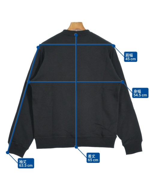 JW Anderson（ジェイダブリューアンダーソン）スウェット 黒 サイズ:S メンズ/2200657132064