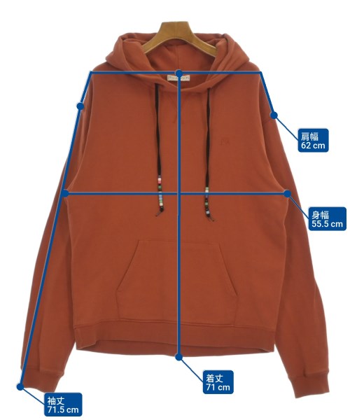 JW Anderson（ジェイダブリューアンダーソン）パーカー オレンジ サイズ:L メンズ/2200657383701