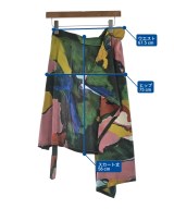 JW Anderson（ジェイダブリューアンダーソン）ひざ丈スカート 緑 サイズ:34(XS位) レディース/2200717146109