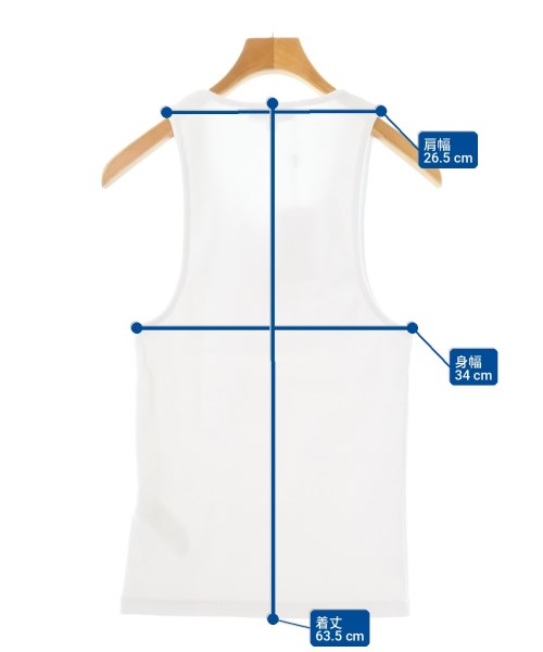 JW Anderson（ジェイダブリューアンダーソン）タンクトップ 白 サイズ:XS メンズ/2200717315048