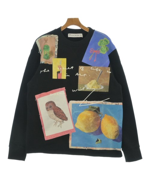 JW Anderson(ジェイダブリューアンダーソン)スウェット 黒 サイズ:L/2200645561029