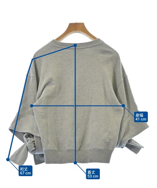 JW Anderson（ジェイダブリューアンダーソン）スウェット グレー サイズ:XS レディース/2200645567038