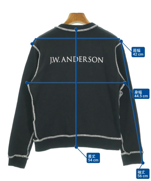 JW Anderson（ジェイダブリューアンダーソン）スウェット 黒 サイズ:XS レディース/2200648470076