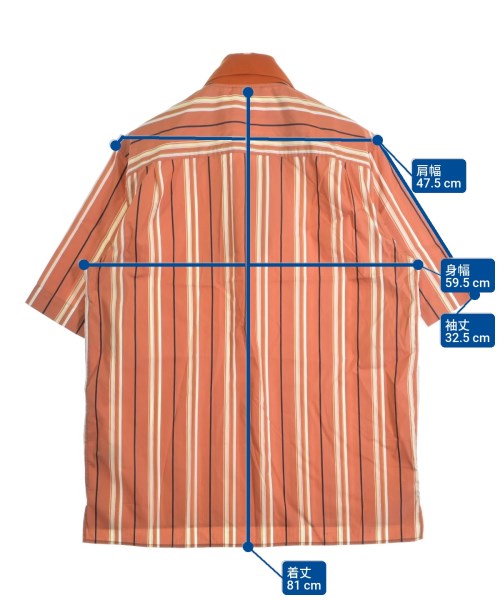 JW Anderson（ジェイダブリューアンダーソン）カジュアルシャツ オレンジ サイズ:40(M位) メンズ/2200648539049