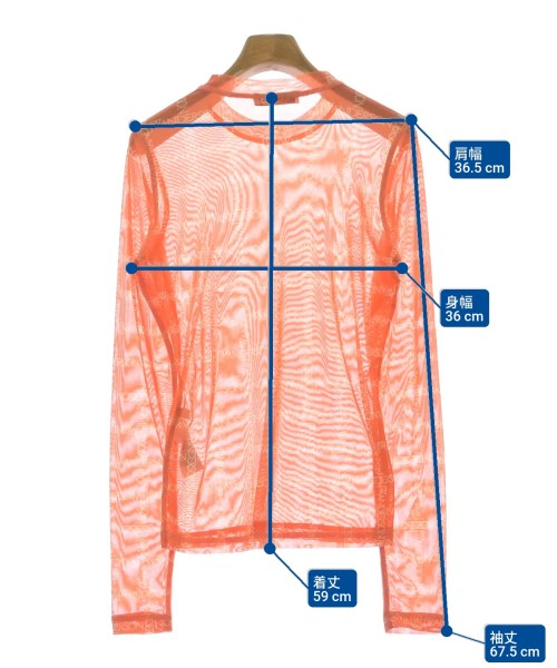 JW Anderson（ジェイダブリューアンダーソン）Tシャツ・カットソー オレンジ サイズ:S レディース/2200635867032