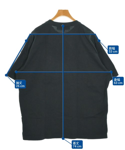 JW Anderson（ジェイダブリューアンダーソン）Tシャツ・カットソー 黒 サイズ:L メンズ/2200640659035