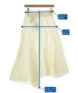 JW Anderson（ジェイダブリューアンダーソン）ロング・マキシ丈スカート 白 サイズ:34(XXS位) レディース/2200639480053