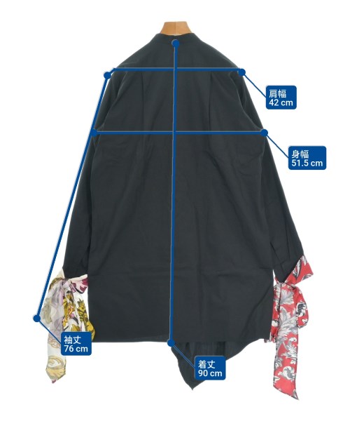 JW Anderson（ジェイダブリューアンダーソン）シャツワンピース 黒 サイズ:38(S位) レディース/2200643476028