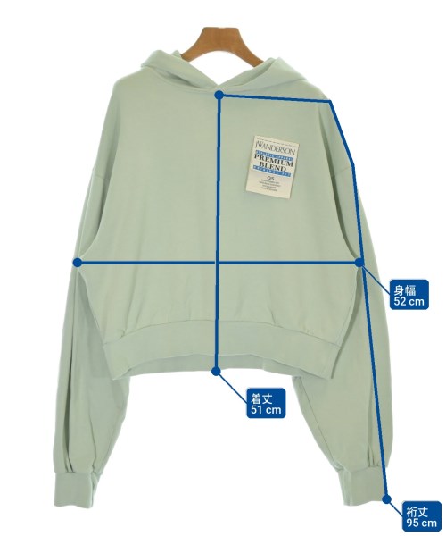 JW Anderson（ジェイダブリューアンダーソン）パーカー 緑 サイズ:ONE レディース/2200709307051