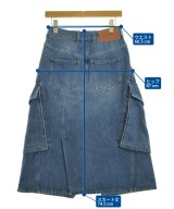JW Anderson（ジェイダブリューアンダーソン）ロング・マキシ丈スカート 青 サイズ:34(XXS位) レディース/2200665412158