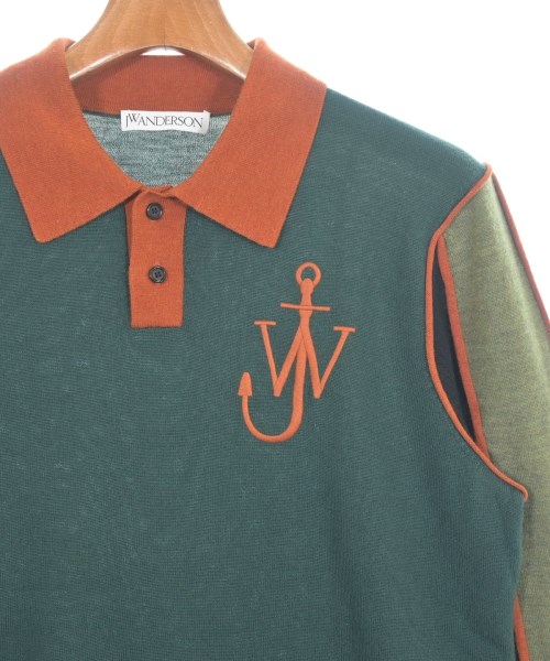 JW Anderson（ジェイダブリューアンダーソン）ニット・セーター 緑 サイズ:M メンズ/2200666978066