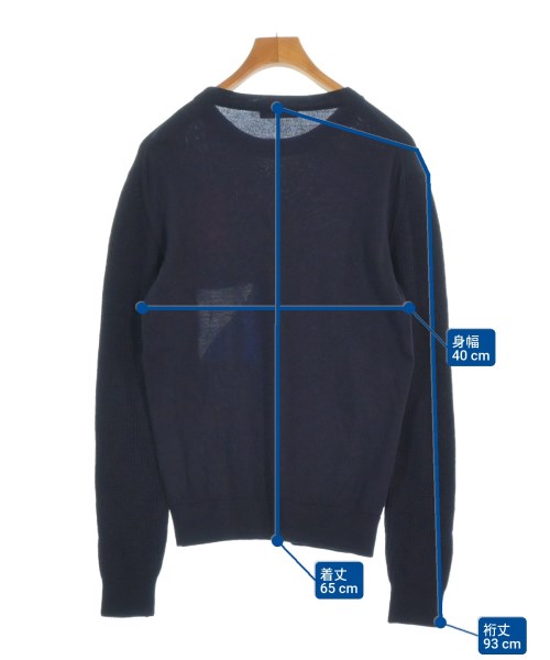 JW Anderson（ジェイダブリューアンダーソン）ニット・セーター 紺 サイズ:S メンズ/2200665163067