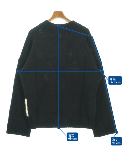 JW Anderson（ジェイダブリューアンダーソン）ニット・セーター 黒 サイズ:M メンズ/2200667549081