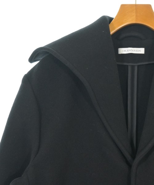 JW Anderson（ジェイダブリューアンダーソン）チェスターコート 黒 サイズ:50(XL位) メンズ/2200733559020