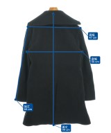 JW Anderson（ジェイダブリューアンダーソン）チェスターコート 黒 サイズ:50(XL位) メンズ/2200733559020