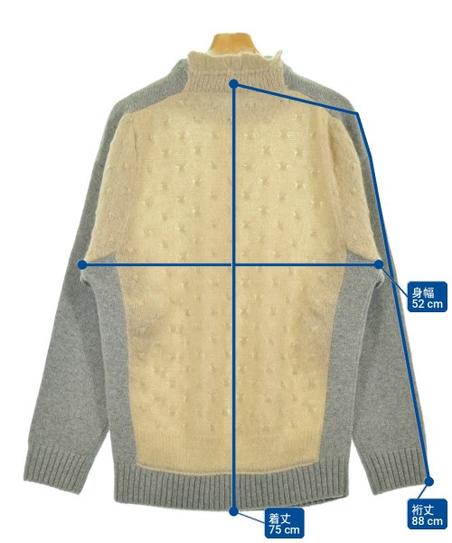 JW Anderson（ジェイダブリューアンダーソン）ニット・セーター ベージュ サイズ:XS メンズ/2200722867020