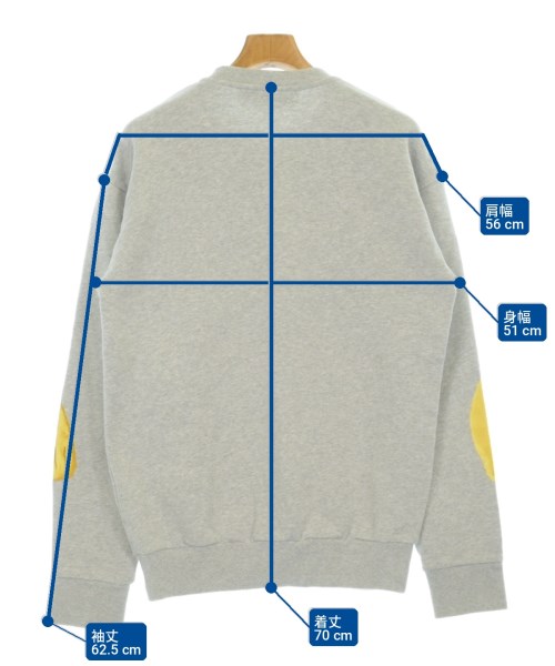 JW Anderson（ジェイダブリューアンダーソン）スウェット グレー サイズ:XS メンズ/2200726514029