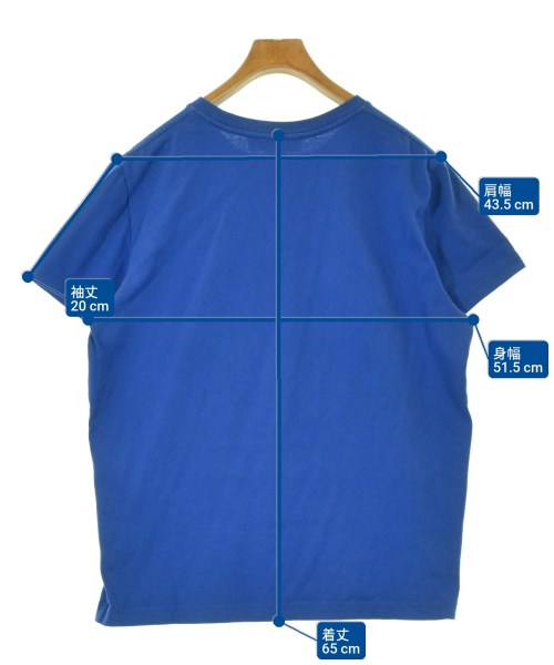 A.P.C.（アーペーセー）Tシャツ・カットソー 青 サイズ:M メンズ/2200693466024