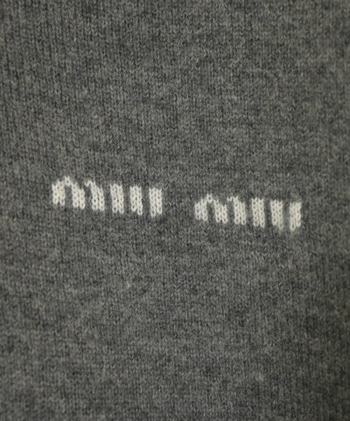 Miu Miu（ミュウミュウ）ニット・セーター グレー サイズ:38(S位) レディース/2200634540110